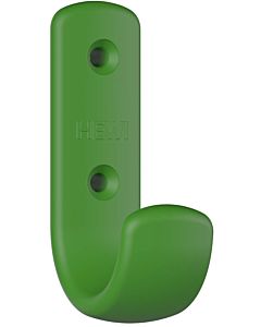 Hewi 477 coat hook 477.90B06172 72x22x47mm, with spacer 62mm, matt, may green