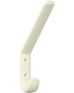 Hewi 477 coat hook 477.90B07199 163x22x108mm, with spacer 123mm, matt, pure white