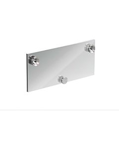 Hewi mounting plate 950.51.014XA 240x105x15.6mm, rectangular, satin stainless steel