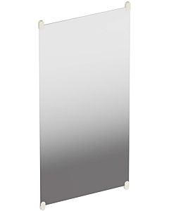 Hewi S 801 Wandspiegel 801.01B30099 600x1200x6mm, mit Haltern, matt, reinweiß