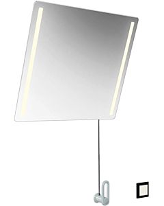 Hewi 801 tilting light mirror LED 801.01.40133 600x540x6mm, rubinrot