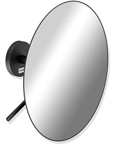 miroir cosmétique Hewi 950.01.23001 d= 220mm, triple, revêtement noir mat