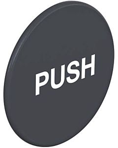 Hewi 801 push button 711BD92 52x2mm, self-adhesive, matt, anthracite grey