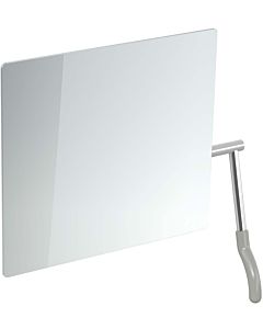 miroir inclinable Hewi 802.01.100L95 725x741x73mm, levier à gauche, gris roche