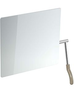miroir inclinable Hewi 802.01.100L86 725x741x73mm, levier à gauche, sable