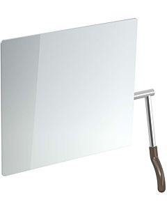 miroir basculant Hewi 802.01.100L84 725x741x73mm, levier gauche, ombre