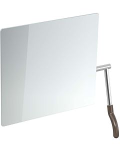miroir basculant Hewi 802.01.100R84 725x741x73mm, levier à droite, ombre