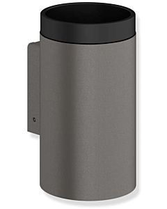 Hewi System 162 mug 162.04.11060ER revêtement par poudre, gris foncé perle mica mat profond/noir profond mat, cylindrique