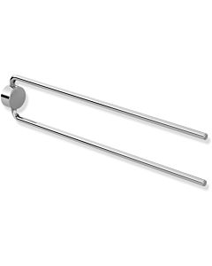 Hewi System 815 towel rail 815.09.11040 420x85mm, 2-piece, chrome-plated stainless steel