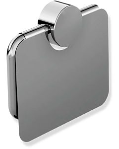 Hewi System 815 toilet roll holder 815.21.20040 140x120x22mm, with Halter and cover, chrome-plated stainless steel
