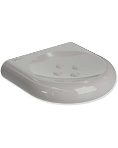 Hewi 477 soap holder 477.02.20095 120mm, with knobs, rock gray