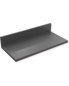 Hewi System 900 Q shelf 900Q03.00060SC powder-coated dark gray pearl mica deep matt, made of metal, 200x40x98mm