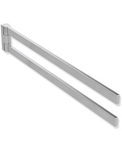Hewi System 900 Q towel rail 900Q09.00040 chrome, made of stainless steel, 446x72x19mm