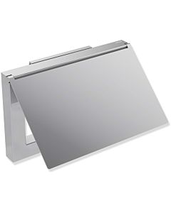 Hewi System 900 Q WC paper holder 900Q21.00140 chrome, made of stainless steel, with lid 140x90x23mm