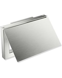 Hewi System 900 Q WC paper holder 900Q21.001XA ground, made of stainless steel, with lid 140x90x23mm