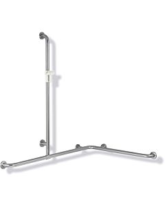 Hewi 805 shower / tub handrail 805.35.32099 1250 x 1185 x 762 mm, shower holder pure white