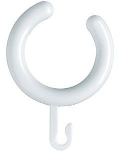 Hewi curtain rings 801.34.E0198 signal white, 5 pieces