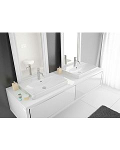Hoesch Carta washbasin 4431.013 55 x 45 cm, without tap hole and overflow, matt white