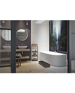 Hoesch iSENSI Eck-Badewanne 3841.010 190 x 90 cm, 235 l, linke Ausführung, weiß