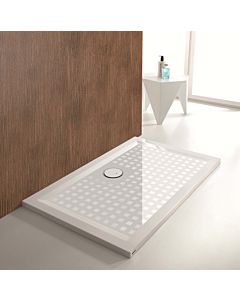 Hoesch Muna mineral Muna shower tray 4193.715 140 x 100 x 3 cm, slate gray, made of Solique, non-slip