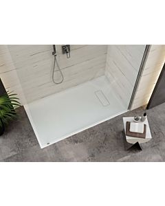 Hoesch de douche en fonte minérale 4369xA.010 blanc , 130 x 80 x 3 cm