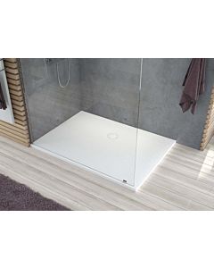 Hoesch Tierra cast mineral shower tray 4306XA.730 120 x 70 x 3 cm, stone grey