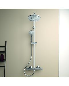 Ideal Standard Idealrain shower system A7208AA chrome-plated, with CeraTherm T25 shower thermostat