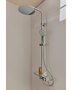 Ideal Standard Ceratherm S200 shower system A7331AA round, with shelf, chrome-plated