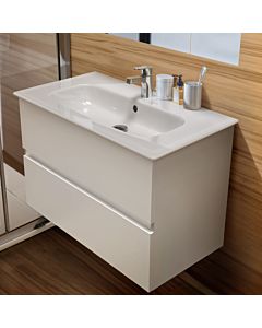 Ideal Standard Eurovit Plus Waschtisch Möbelpaket R0574WG mit Unterschrank, weiß hochglanz, 80cm