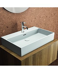 Ideal Standard Extra lavabo T3894MA avec trou pour robinetterie, avec trop-plein, poncé, 700 x 450 x 150 mm, blanc Ideal Plus