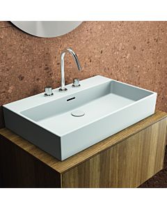 Ideal Standard Extra lavabo T3895MA avec 3 trous pour robinetterie, avec trop-plein, sol, 700 x 450 x 150 mm, blanc Ideal Plus