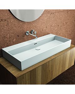 Ideal Standard supplémentaire T390801 sans trou pour robinet, avec trop-plein, poli, 1000 x 450 x 150 mm, blanc