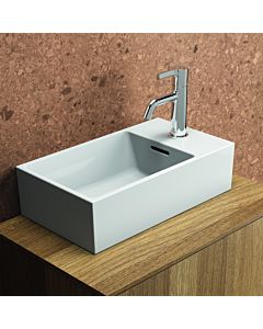 Ideal Standard Extra hand washbasin T392301 45x25x15cm, tap bench on the right, with overflow, ground, 2000 tap hole, white