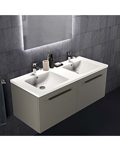 Ideal Standard i.life B meuble sous-vasque double T5277NG 120x50,5x44cm, 2 tiroirs, gris quartz mat