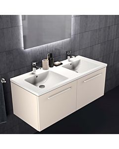 Ideal Standard i.life B meuble double vasque T5277NF 120x50,5x44cm, 2 compartiments coulissants, beige sable mat