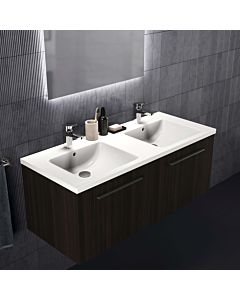 Ideal Standard i.life B meubles double vasque T5277NW 120x50,5x44cm, 2 tiroirs, chêne café