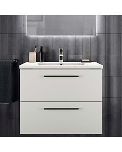 Ideal Standard i.life B meuble double vasque T5272DU 2 tiroirs, 80 x 50,5 x 63 cm, blanc mat