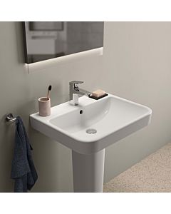 Ideal Standard i.life B lavabo T4607MA avec trou pour robinetterie, avec trop-plein, 60 x 48 x 18 cm, blanc Ideal Plus