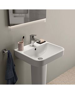 Ideal Standard i.life B washbasin T4609MA with tap hole, with overflow, 50 x 44 x 18 cm, white Ideal Plus