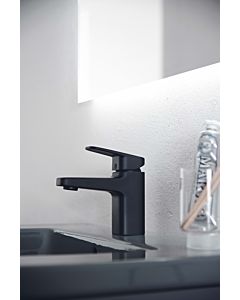 Ideal Standard CeraPlan single lever basin mixer BD214XG projection 103mm, silk black, with metal waste set, with Easyfix+ fastening