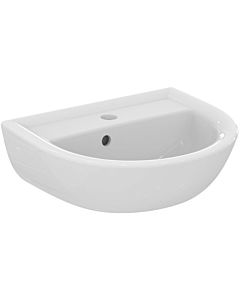 Ideal Standard Eurovit lave-mains E872101 450x350x155mm, blanc , avec trou pour robinet et trop-plein