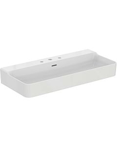 Ideal Standard Conca washbasin T3798MA with 3 tap holes and overflow, 1000 x 450 x 165 mm, white Ideal Plus