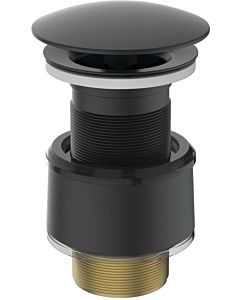 Ideal Standard shaft valve J3291XG hood chrome-plated brass, Silk black, not lockable