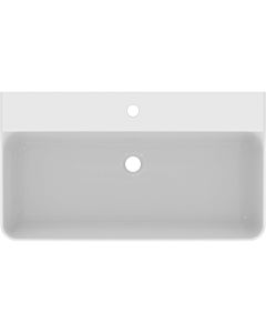 Ideal Standard Conca washbasin T3829MA with tap hole, without overflow, polished, 800 x 450 x 145 mm, white Ideal Plus