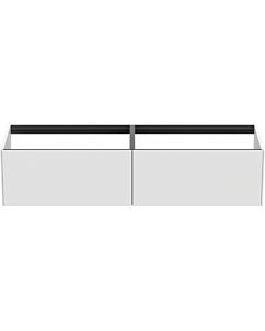 Ideal Standard vasque Conca T3984Y1 sans plan vasque, 2 tiroirs, 160x 50,5x36 cm, laqué blanc mat