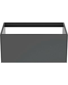 Ideal Standard Conca vanity unit T3985Y2 without vanity top, 2000 pull-out, 80x50.5x36 cm, matt anthracite lacquered