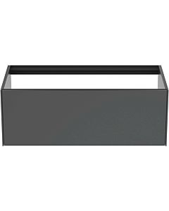 Ideal Standard Conca vanity unit T3988Y2 without vanity top, 2000 pull-out, 100x50.5x36 cm, matt anthracite lacquered