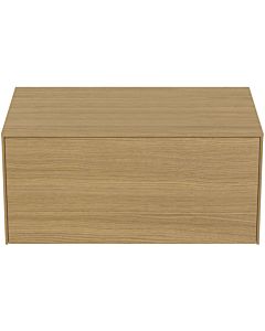 Ideal Standard Conca vanity unit T4312Y6 without cut-out, 2000 pull-out, 80x50.5x37 cm, Eiche hell veneer