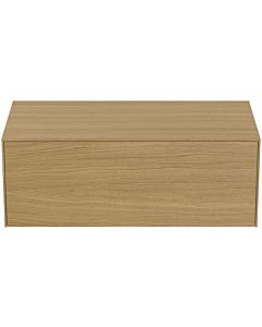 Ideal Standard Conca vanity unit T4313Y6 without cut-out, 2000 pull-out, 100x50.5x37 cm, Eiche hell veneer