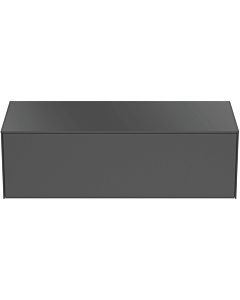 Ideal Standard Conca vanity unit T4314Y2 without cut-out, 2000 pull-out, 120x50.5x37 cm, matt anthracite lacquered